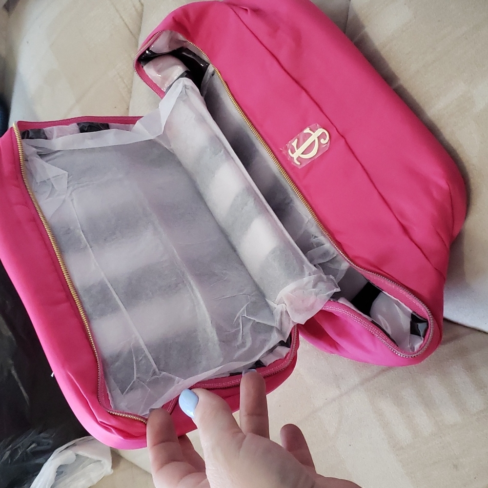 Hot Pink Juicy Couture Cosmetic Travel Carrying Case